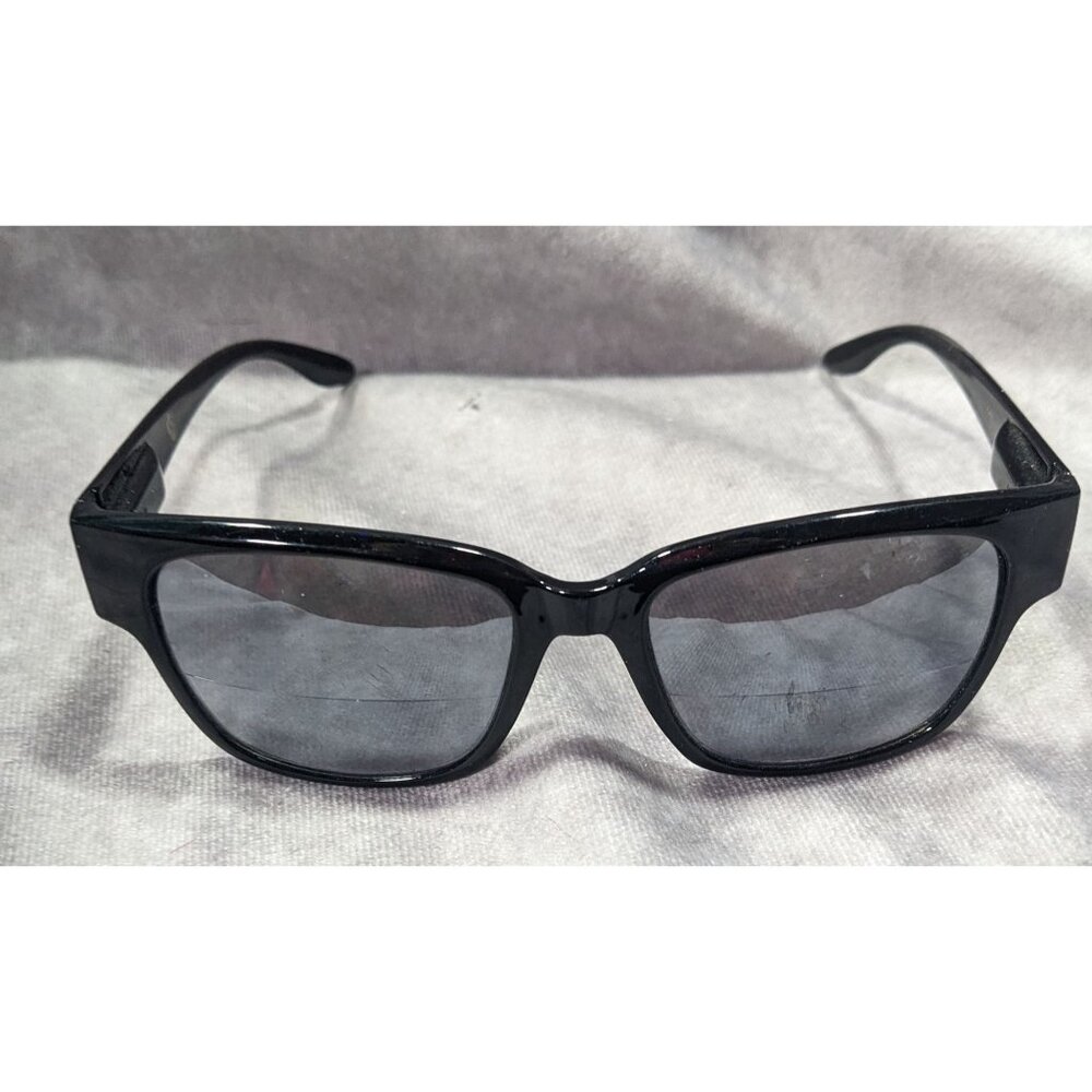 Classic Retro Black Bifocal Reader Sunglasses